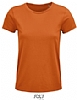 Camiseta Organica Mujer Crusader Sols - Color Naranja